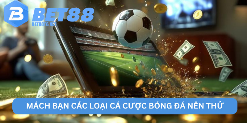 Mách bạn các loại cá cược bóng đá nên thử